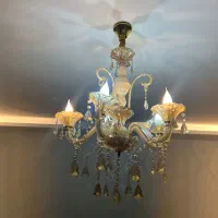 لوستر ۵ شاخه ترک|لوستر و چراغ آویز|تهران, علم و صنعت|دیوار