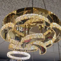 لوستر کریستالی ، اپلیکیشن دار|لوستر و چراغ آویز|کرمانشاه, |دیوار