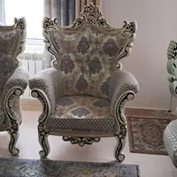 مبلمان سلطنتی و استیل تمام چوب جنس آس ۹نفره|مبلمان خانگی و میز عسلی|تنکابن, |دیوار