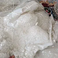 لباس عروس با تور سر و ژپون|لباس|شیراز, کرونی(خاتونک)|دیوار