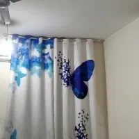 پرده پانچ پروانه ای