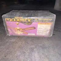 پنکه سقفی چوبی 4 پره لوستر دار