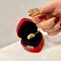 انگشترهای طلاروس طرح لیلیوم کپی طلا|بدلیجات|مشهد, احمدآباد|دیوار