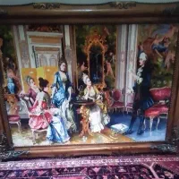 تابلو فرش ماشینی کاملا سالم در حد نو