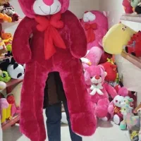 خرس  بزرگ ولنتاینی  سرخابی کیفیت تضمینی درجه یک