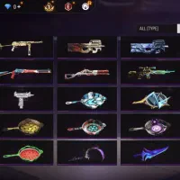 اکانت فری فایر ( فقط طاق با اکانت کلش )