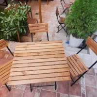 میز و صندلی تاشو ترمود بارنگ کوره ای مدل03|میز و صندلی غذاخوری|اصفهان, ردان|دیوار