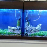 آکواریوم ‌ ۳تیکه  دو عدد ۹۰لیتری