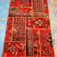 فرش دستبافت چهل تکه|فرش|قرچک, میرزائی شمالی|دیوار