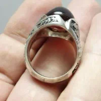 انگشتر یاقوت معدنی گارنت درشت الماس نشان|بدلیجات|یزد, |دیوار