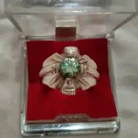 انگشتر دست ساز ماری  قدیمی نقره