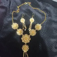 ست گوشواروگلوبندنورنگ سابت قیمت 2میلیون و700هزارتو