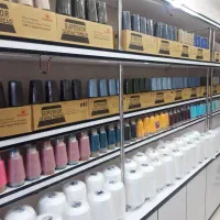 فروش یک جا.نخ پلی استر و ترویرا به قیمت مناسب