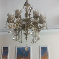 یک جفت لوستر برنز درحد نو ۴شاخه ۸ شعله