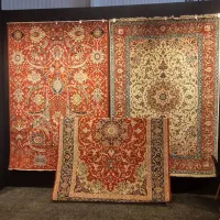 100 طرح و رنگ  با قالی.   معین