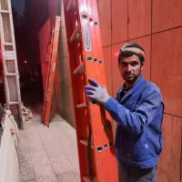 نردبان آلومینیوم بلند ساعتی