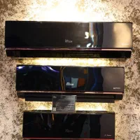 کولرگازی گرین پنل مشکی و طلایی اینورتر شرکتی