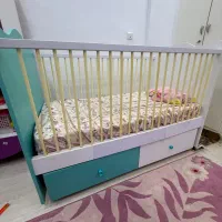 فروش تخت کودک با تشک خوشخواب|تخت و سرویس خواب|چمران, |دیوار