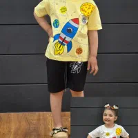 لباس بچه‌گانه ست تیشرت شلوارک ، تک و عمده زیر قیمت