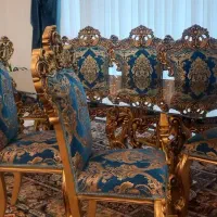 میز ناهار خوری ۸ نفره شیشه ای