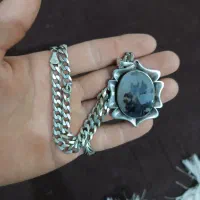 زنجیر و بلاک نقره