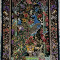 فرش ابریشم قم مراغه زنجان