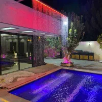 نازل آبنما بارانی پرده اب کرتین استخر اب نما فواره