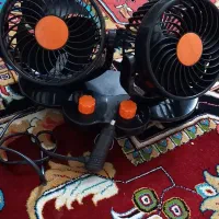پنکه ماشین دوقلو مناسب خودرو، کامیون، اتوبوس و..