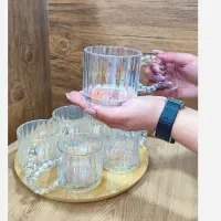 ست ۶عددی فنجان پیرکس نشکن شیک