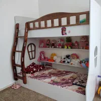 تخت دو طبقه|تشک تختخواب|لامرد, |دیوار