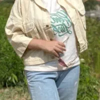 لباس زنانه وست کت کرم