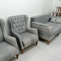 مبل لیندو 8 نفره جکدار و مکانیزم و تخت شو|مبلمان خانگی و میز عسلی|مشهد, طلاب|دیوار