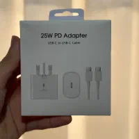 شارژر 25 وات سامسونگ بهمراه کابل شارژ با گارانتی