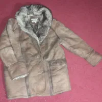 کاپشن چرم طبیعی اصل با خز طبیعی