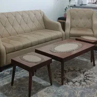 مبلمان هفت نفره با کاور|مبلمان خانگی و میز عسلی|کرج, حسن آباد|دیوار