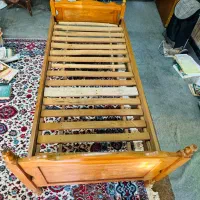 تخت خواب چوبی تک نفره