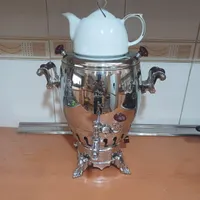 سماور گازی  ۷لیتری  سه کاره  ترمو کوپلدار