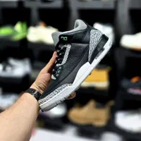کتونی اورجینال جردن jordan 3 green glow