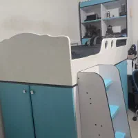 ست تختخواب کمد میز و کتابخونه|تخت و سرویس خواب|جم, |دیوار