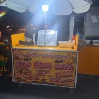 چرخ فلافلی با دستگاه تنوری
