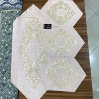 رانر رومیزی ۴ تیکه قلم زنی صحرا|پرده، رانر، رومیزی|قم, ولیعصر|دیوار