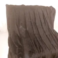 یک جفت والن پرده مخمل ترک مشکی رنگ