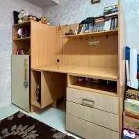 میز تحریر، کمد آویز لباس، تخت، کشو - مجموعه کامل