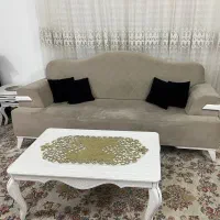 سرویس چوب .کنسول .مبل ۷نفره .صندلی راک|مبلمان خانگی و میز عسلی|قم, تولید دارو و یخچال|دیوار
