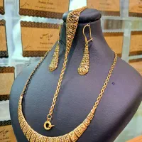 نیم ست و زنجیر های طلا بدون اجرت|جواهرات|قدس, شهرقدس|دیوار