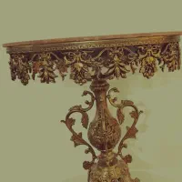 میز دکوری پایه برنجی