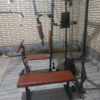 دستگاه بدنسازی|تجهیزات ورزشی|صحنه, |دیوار