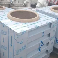 تنور چارچرخه گلی