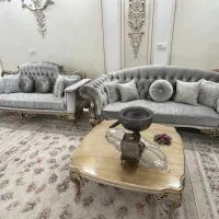 مبل هشت نفره با نهارخوری ست|مبلمان خانگی و میز عسلی|یزد, |دیوار