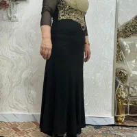 لباس مجلسی سایز ۴۴ ۴۶ مشکی بدون آستین|لباس|تهران, شهید رجایی|دیوار